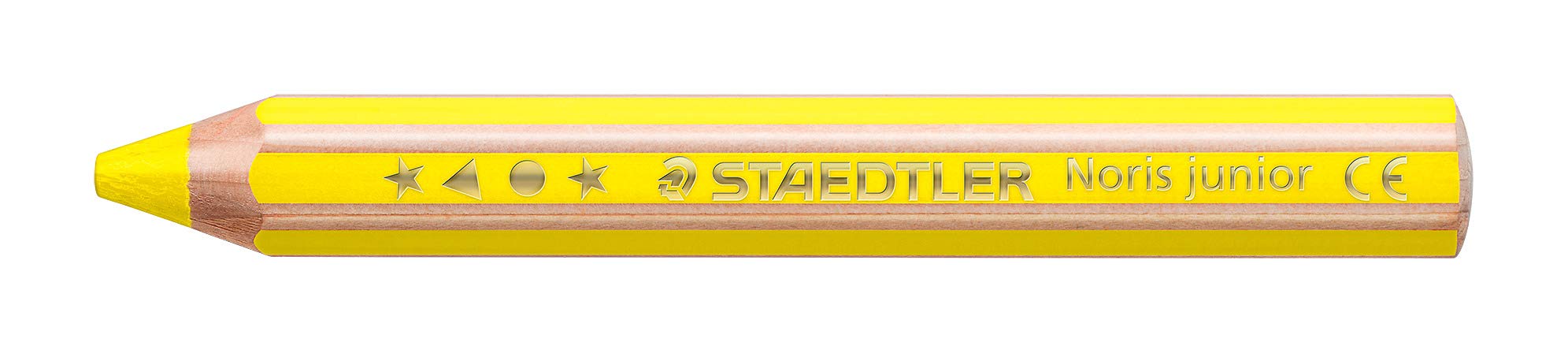 STAEDTLER Noris Junior 140-1 3-in-1 coloured pencil, yellow