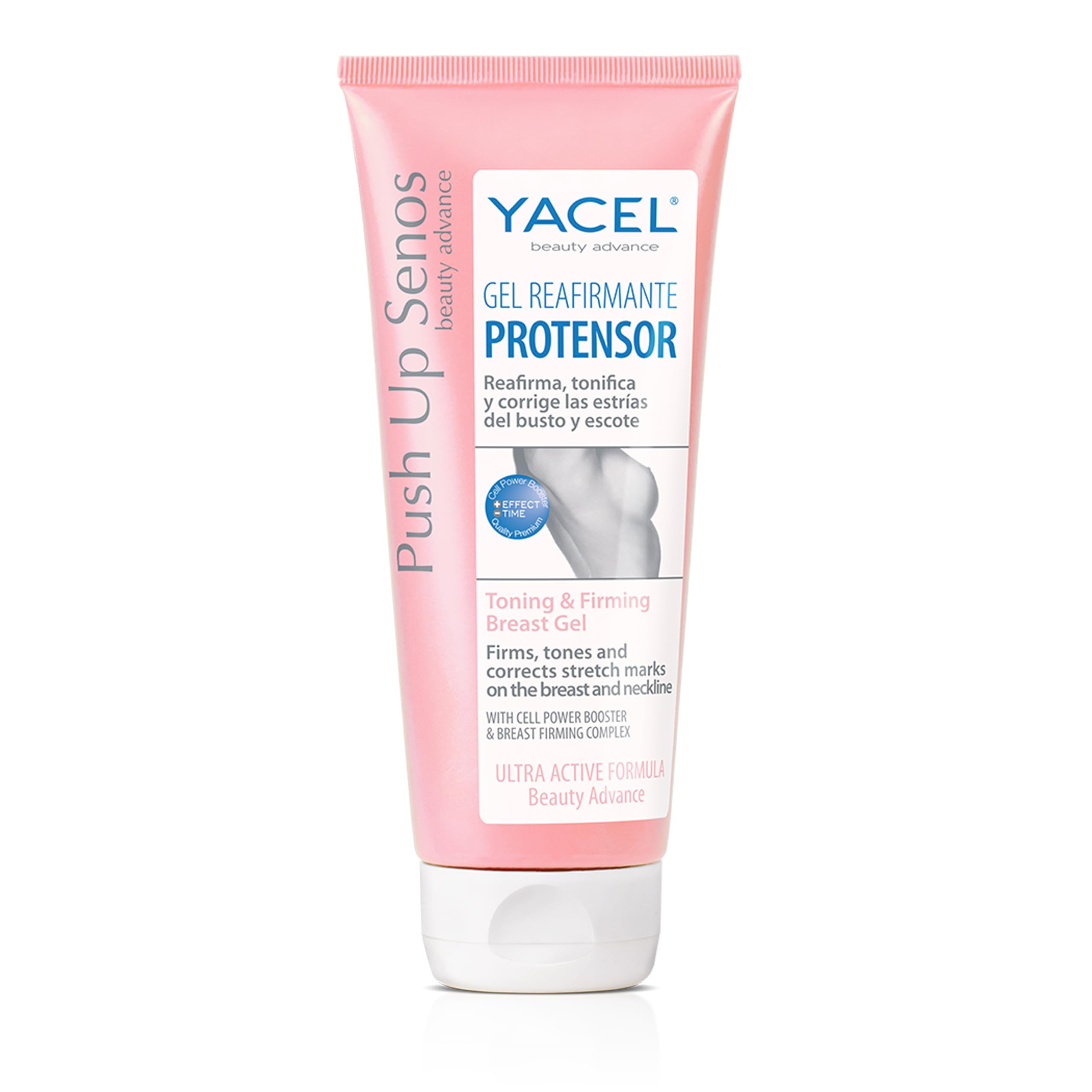 Yacel Push Up Breasts - Protective Firming Gel - Firm, Tones and Corrects Bust and Neckline Stretch Marks - Pregnancy and Nursing Friendly - 200 ml - 200 ml - 1