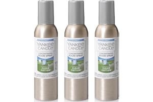 Yankee Candle Concentrated Room Spray, Clean Cotton, 1.5 OZ (Pack of 3)