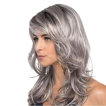 Flawish High Temperature Silk Smooth Hair Ombre Gray Natural Chic