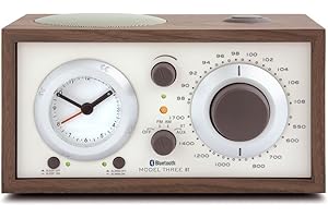 Tivoli Audio Model Three AM/FM Radio with Alarm Clock and Bluetooth - Walnut
