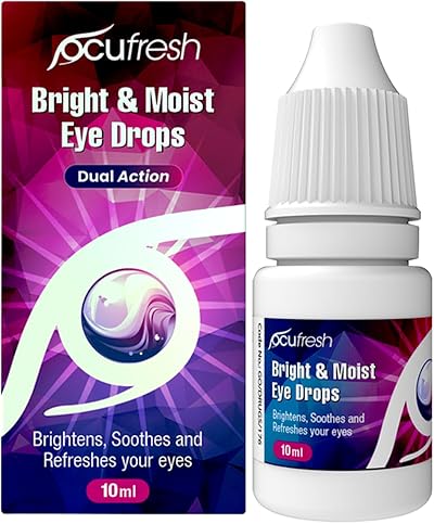 Ocufresh Bright & Moist Eye Drops 10ml for Dazzling White Eyes
