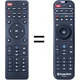 Replacement Voice Remote Control for Super Box - RC-200 RC-200L | Compatible with SuperBox S4 S5 S6 S7 Max / S5 Pro/Elite Ultra/Elite Pro+, Without Voice for S4 Pro and S3 Pro, Easy Pairing