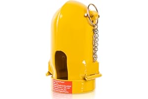 DIAOTU Acetylene Cylinder Regulator Protector Safety Cap 3-1/2 x 12| Acetylene Tank Safety Cap| Fall-Proof Design | ONE Year Warranty (GT-11)