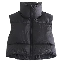 Kissonic Women's Padded Down Vest Puffer Stand