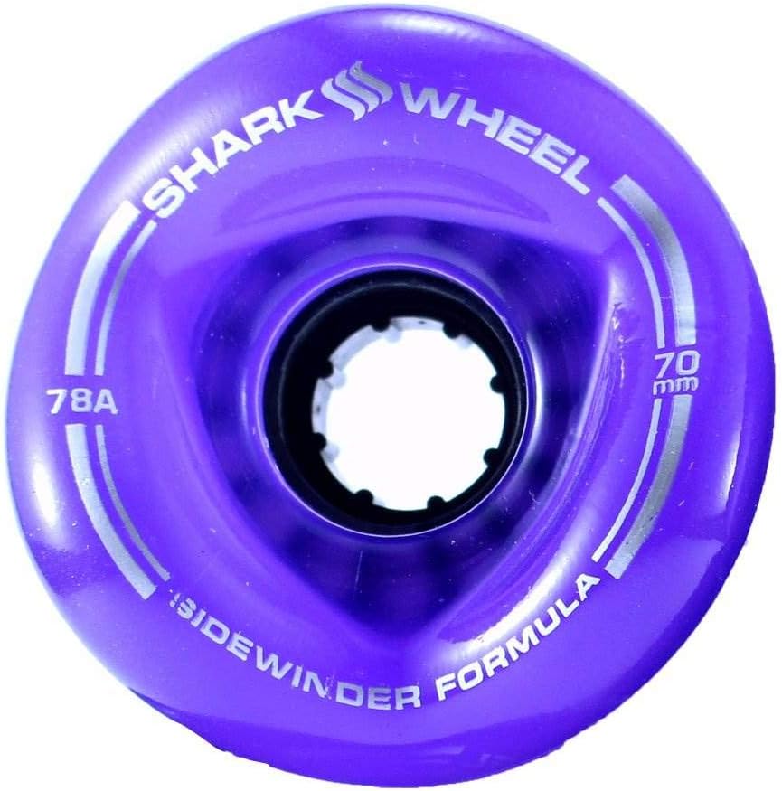 Shark Wheel Sidewinder 70mm 78A AllTerrain Skateboard/Longboard Wheels