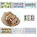 Christmas Nail Sticker for Kids Women Girls, Water Transfer Nail Art Stickers Decals, Non-Toxic Temporary Nail Vinyls Stickers, 7 Sheets Christmas Gift, Perfect Dress up for Nails