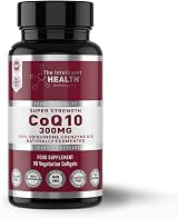 The Intelligent Health CoQ10 300mg 90 Veggie Softgels Fermented Ubiquinone view 1