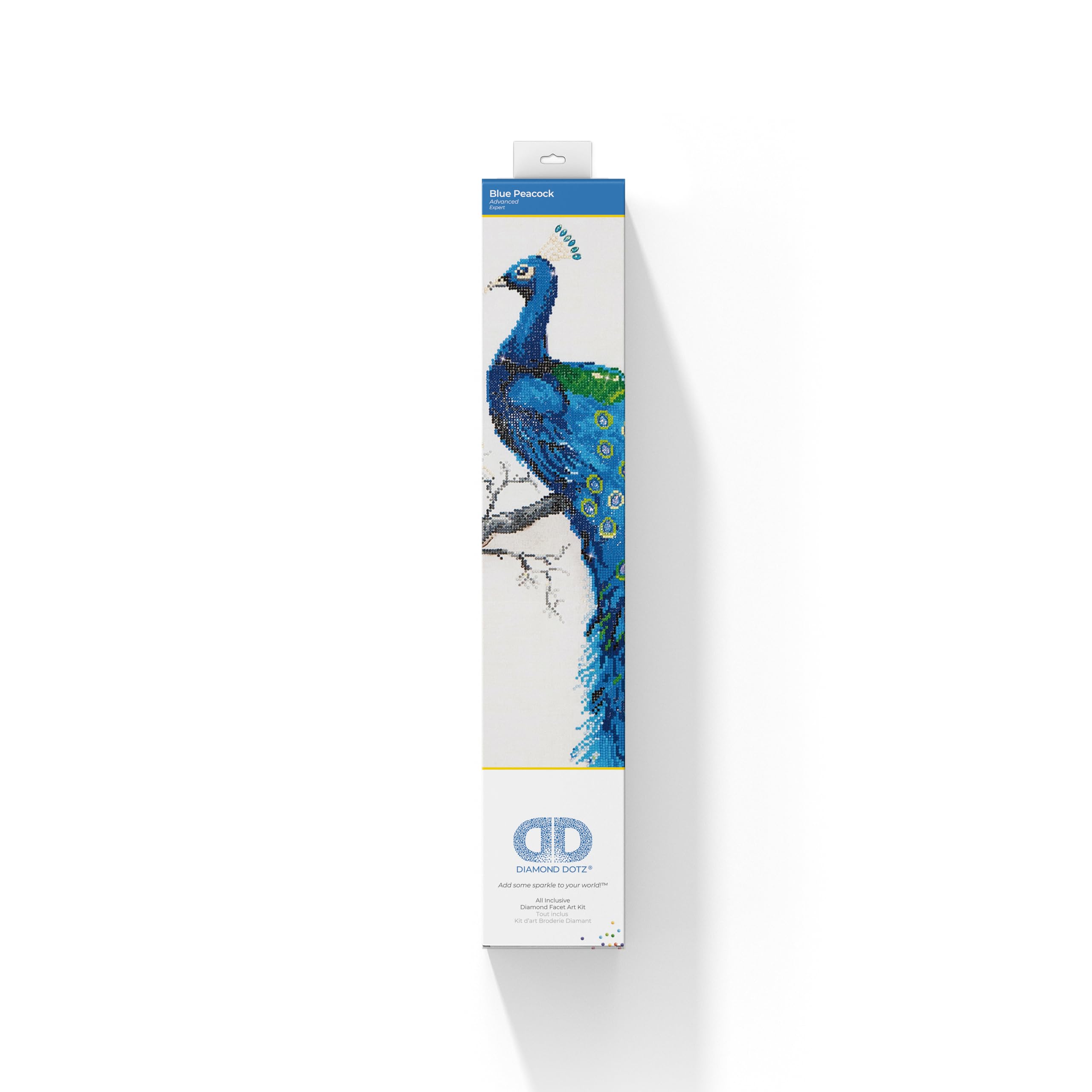 Diamond Dotz (DD13.012) - Blue Peacock Diamond Embroidery Facet Art Craft Kit - 60 x 84 cm