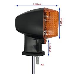SPNUVR 2Pcs Motorcycle Turn Signal Light Front Or