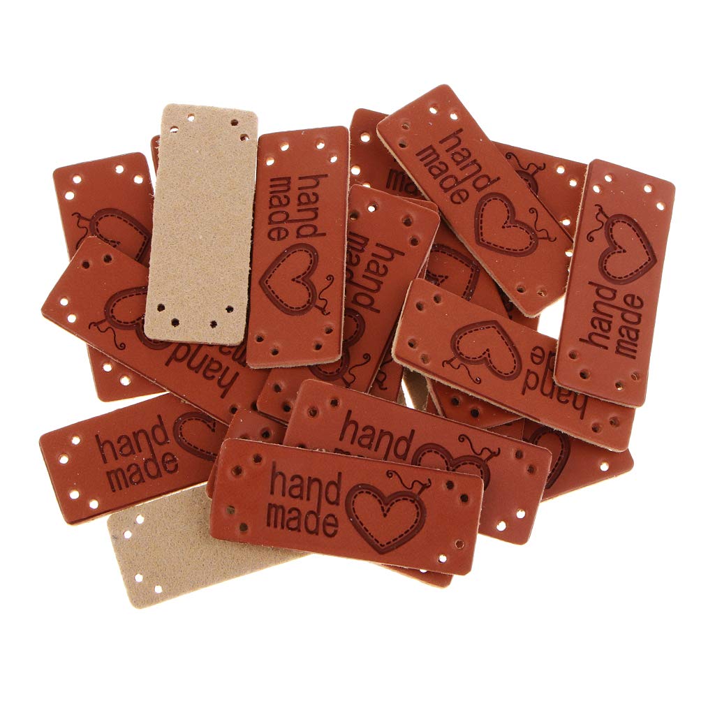 10 Etichette Metalliche Fatte A Mano Per Abbigliamento - Zinca Leggera 3.6x1 Cm Per Jeans, Borse E Progetti DIY - Foto 4