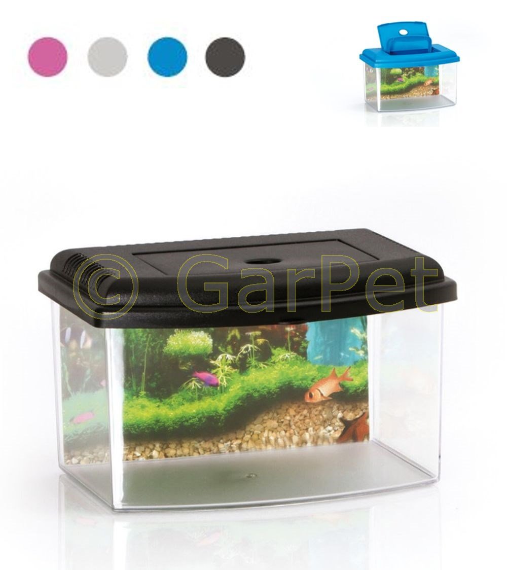 Nano Aquarium Acryl Terrarium Kunststoff Plastik Garnelen Aufzucht