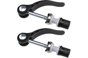 Create idea 2Pcs M6 × 65mm Bike Quick Release Seatpost Clamp Bicycle Seat Bolt Tube Lengthen Lock Nut Saddle for Road Bike Mo