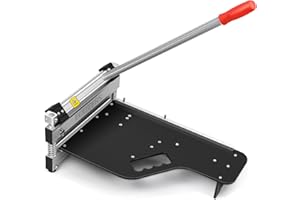 13“ Laminate Floor Cutter, ECUTERS Cutting 17mm 12mm Thick Floors Heavy Duty Vinyl Floor Plank Cutter, Portable Angle Length Cutting Flooring Tools - Engineer Wood Parquet LVP LVT SPC WPC