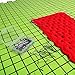 Blocking Mats for Knitting - Special Grid with Exact 1 inch Squares - Includes 100 T-Pins for Needlepoint or Crochet - Green…