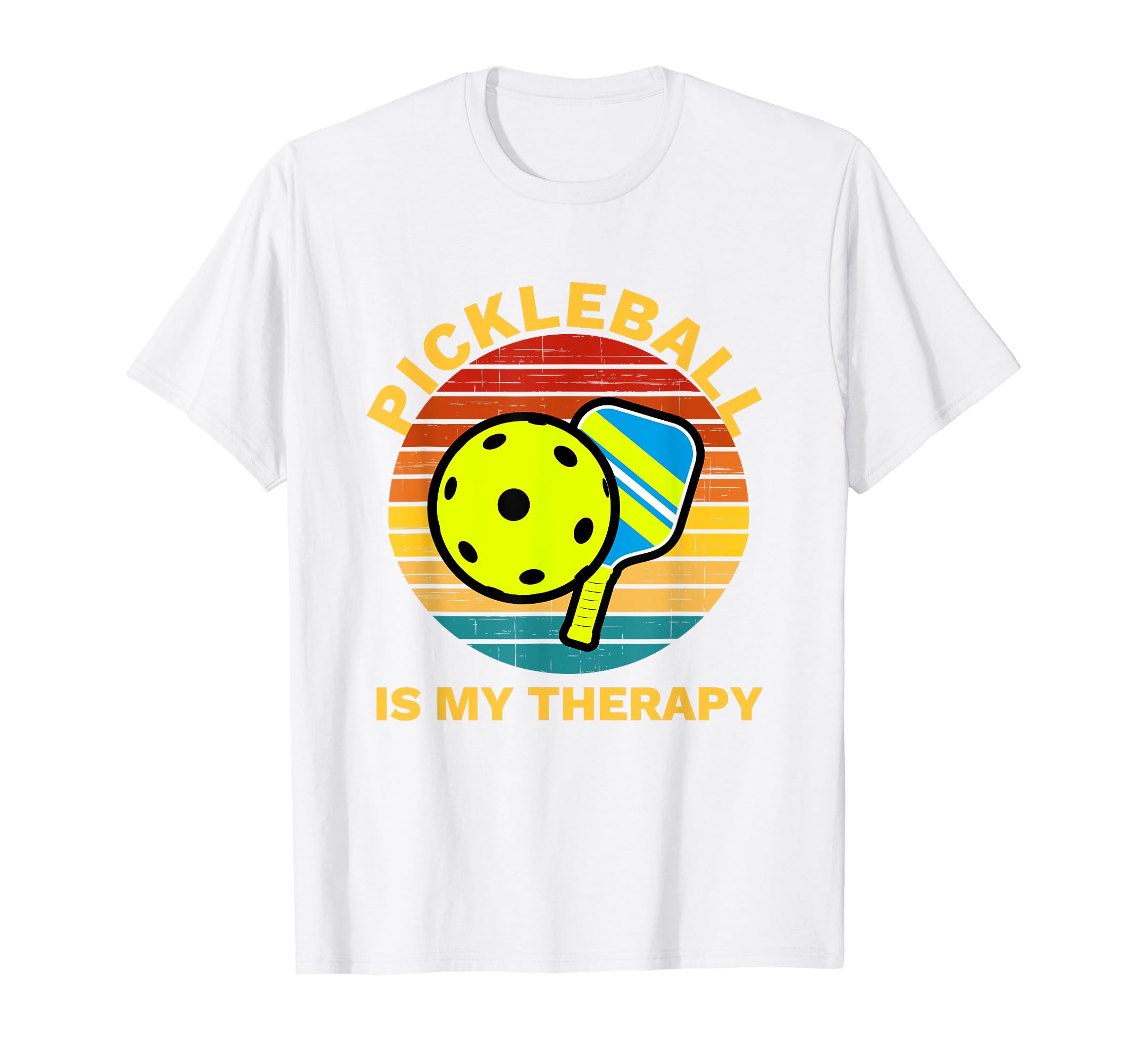 Pickleball Is My Therapy Apparel Pickle Ball Shirt T-Shirt