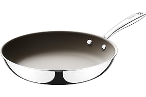 Redchef Non Stick Frying Pans Skillet, 11.5 Inch Titanium Frying Pans Nonstick, Ceramic Nonstick Frying Pan, Non Toxic, PFAS PFOA & PTFE Free, Dishwasher and Oven Safe, Compatible with All Cooktops