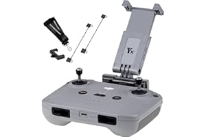 LYONGTECH 7.9-11 Inch RC-N3,N2,N1,N1C Tablet Holder Mount with RC Cable,Lanyard for DJI Air 3S/3/2S/2,Mini 4K/2 SE/5/4 Pro/3,Neo,Flip,Mavic 3 Remote Controller,RC-N Series Control Accessories(Grey)
