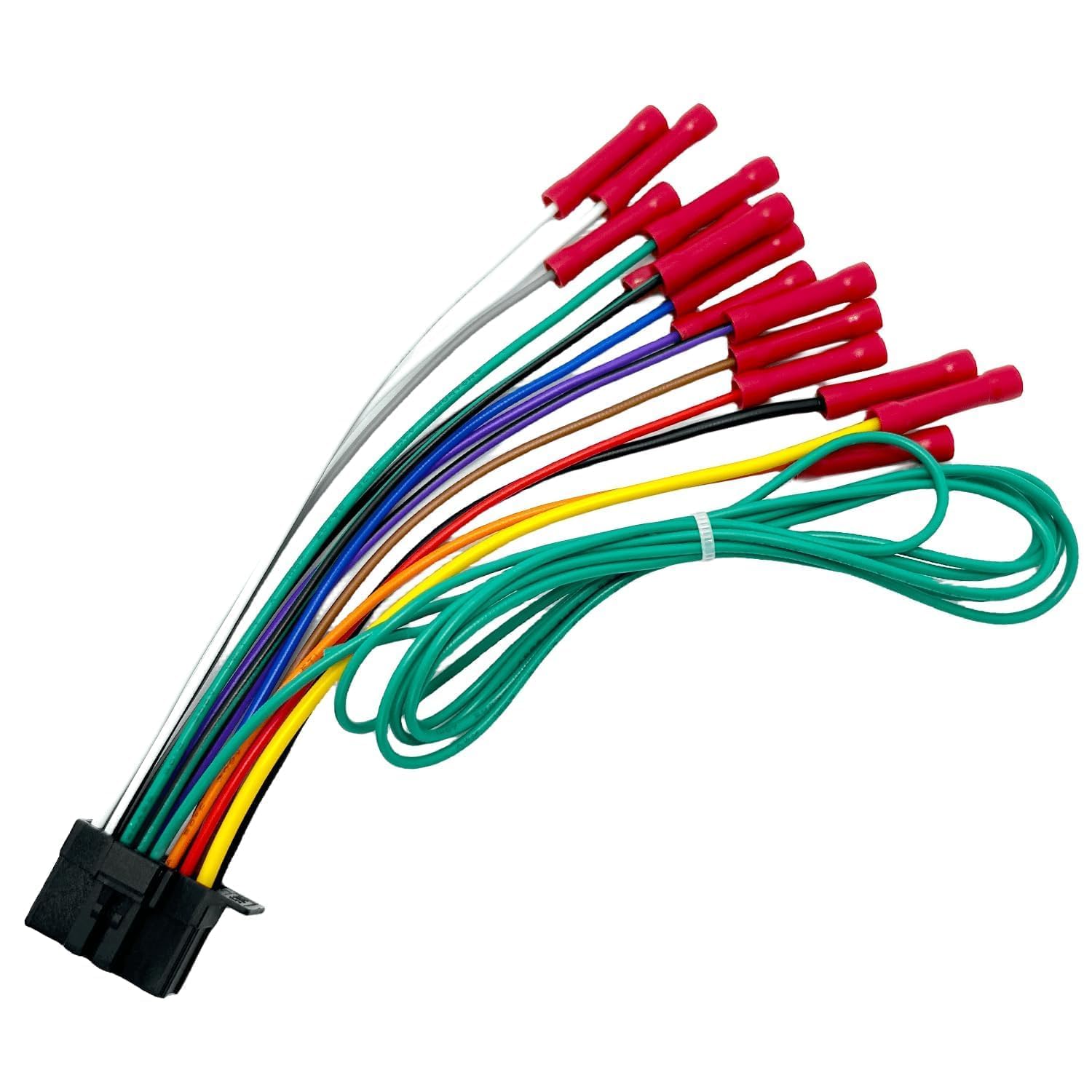 Photo 1 of 16 Pin Pioneer Wiring Harness Radio Stereo Connector for Aftermarket Radio Wire Harness Replacement for Pioneer DEH AVH AVIC MVH FH SPH Pioneer Stereo Power Plug for AVH-120BT AVH-1500NEX AVH-200EX