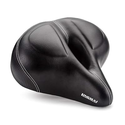 Selle Vélo Confort Femme Large - Coussin Doux Anti-Douleur Pour Longs Trajets Cruiser VTT Route