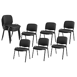 CLATINA Stackable Waiting Room Chairs, Cloth Fabric