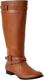 wide width wide calf leather boots