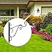 Sumnacon Metal Plant Hanging Bracket Hook - 10 Sturdy Wall Plant Hangers Indoor Outdoor Bracket for Hanging Bird Feeders,Lanterns,Planters,Wind Chimes,Ornaments with Screws (2)