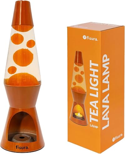Fisura Magma Candle Warmer Lamp Eco-Friendly Cordless Terracotta 29 cm