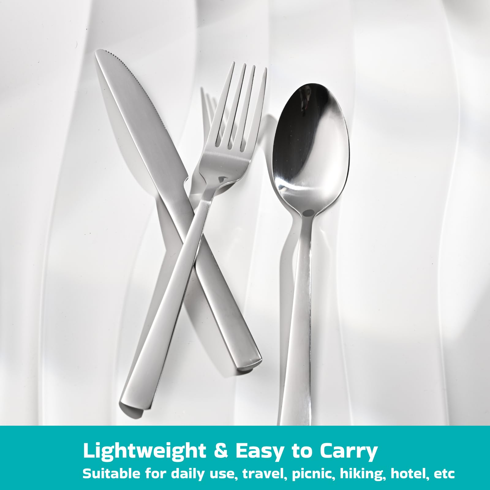 Mua KINGSTONE 40-Piece Silverware Service for 8 - Premium Stainless ...