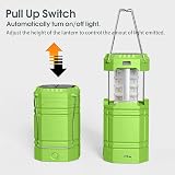 Mesqool Solar Camping Lantern Ultra Bright Collapsible Hand Crank LED view 4
