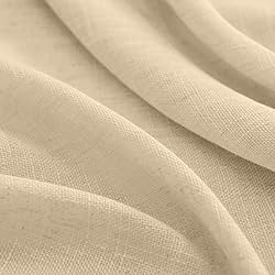 Joydeco Linen Curtains 108 Inch Length 2 Panels