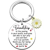 Uerifr Galentines Day Gifts for Friends Galentines Gifts for Women Friendship Gifts For Women Long Distance Best Friend Keychain Gifts For Friend Bestie Sister Bff Valentine's Gift for Best Friend