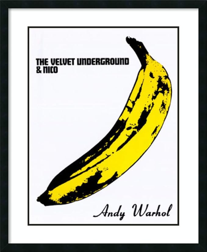 Amazon Co Jp アンディ ウォーホル作 The Velvet Underground Nico バナナ フレーム入りアートプリント サイズ 8x106 6cm ホーム キッチン