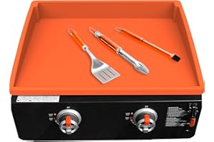 BANGIE Griddle Mat for Blackstone 22 Inch, Full Wrap-Around Protection Griddle Cover, Food Grade Silicone Grill Mat