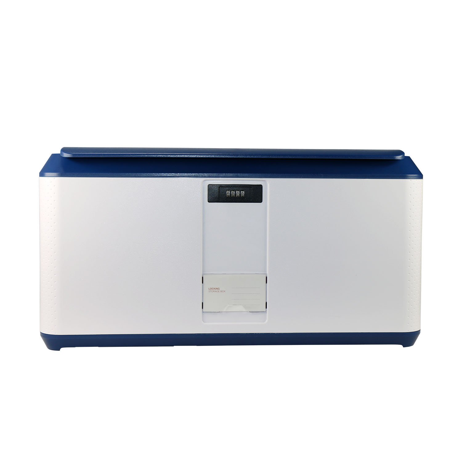 Storage Container Stackable Bins with Digit Lock ABS Safety Large Capacity 78L (blue)