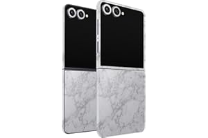 2 Pack of Phone Skins for Samsung Galaxy Z Flip 7 - Frost Marble| Protective Vinyl Covers | Matte Finish | Made in The USA by