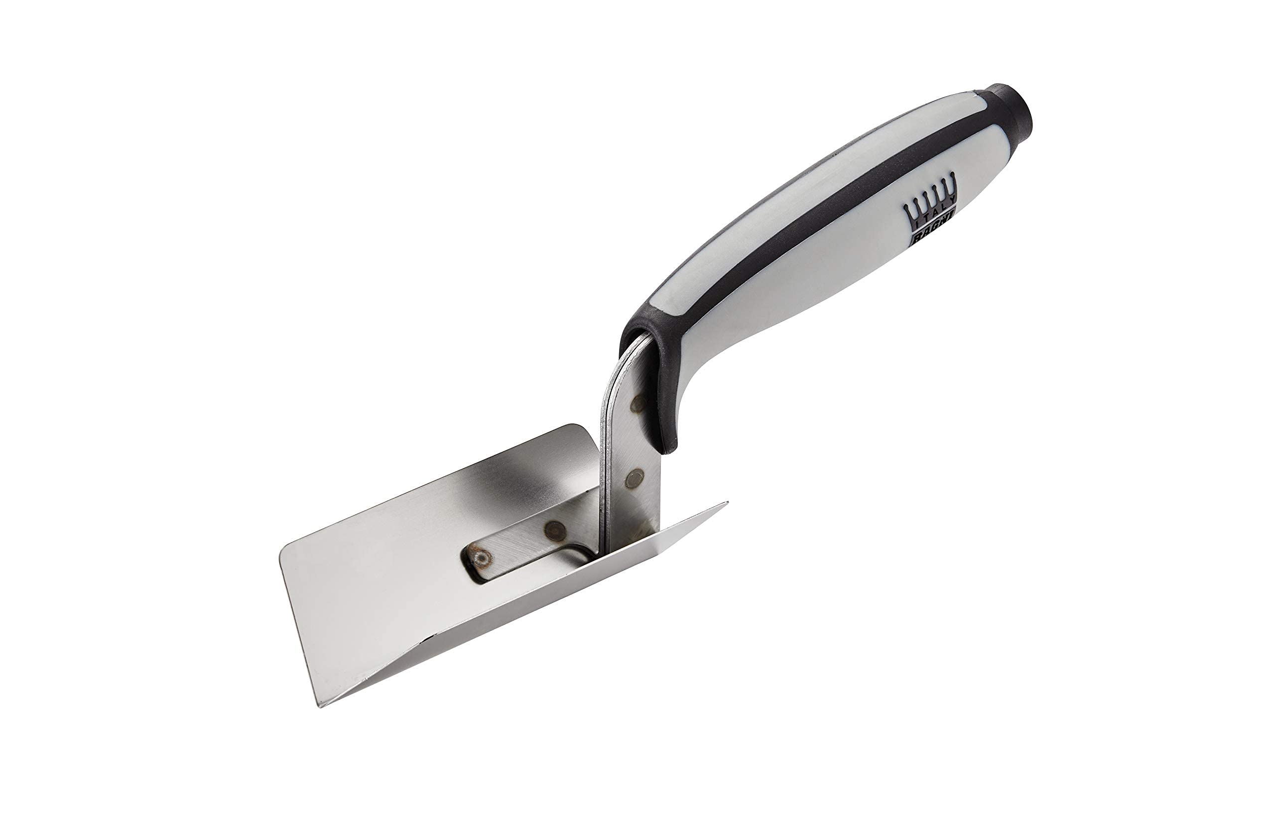 RAGNI R65351S Stainless Steel Internal Corner Trowel 38 X 108MM, Silver