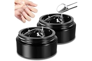 HILEMON Solid Nail Glue Gel for Press On Nails Fake Nails Strong Clear Nail Tips Hard Gel for False Nails Nail Art DIY Home, UV Light Cured (Solid Glue for False Nail Tips, 10ml)