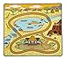 Melissa & Doug Round the Savanna Safari Activity Rug