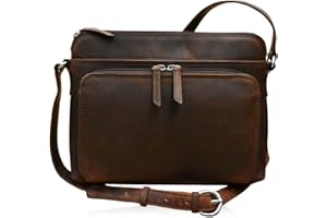 ili New York Genuine Leather Crossbody Bags for Women - Premium RFID Blocking Shoulder Bag Organizer with Adjustable Strap