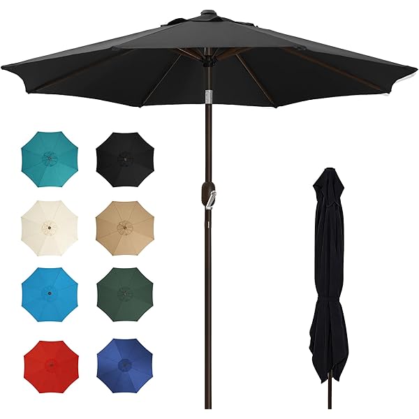 backyard creations polycrete black 48 lb patio umbrella base 48 Pound Granite Umbrella Base