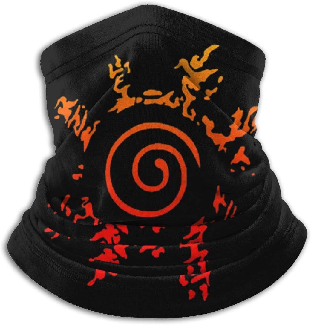 NARUTO Fleece Neck Warmer - Windproof Winter Neck Gaiter Cold Weather Face Mask For Men Women