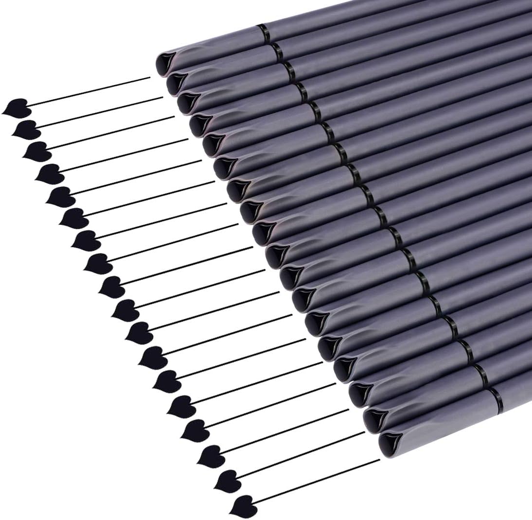 iBayam 18 Pack Black Ink Felt Tip Pens Fine Point Pens Fine Tip Markers Fineliner Pens Set for Office Home Work School Teacher Student Bullet Journaling Planner Writing Drawing Sketching Art Supplies