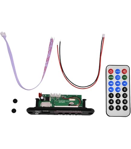 Reproductor De MP3 Con Bluetooth 5,0, Placa Decodificadora, Radio FM Tf Usb 3 5mm M
