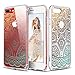ESR iPhone 7 Plus Case, Totem Henna Mandala Floral Pattern Design with Soft TPU Bumper+Hard PC Back Cover for 5.5