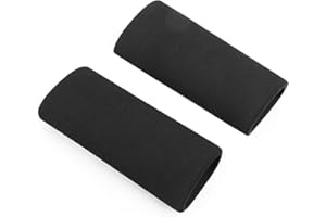 Aramox Foam Motorcycle Grips, 2pcs Non Slip Anti Vibration Soft Foam Handlebar Cover, Black