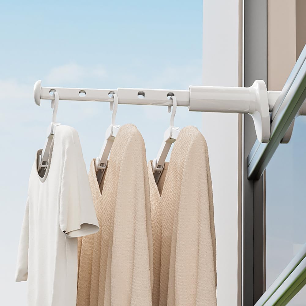 Photo 1 of Travel Drying Rack for Clothes - Portable Hanging Rack Over The Door with Retractable Rod - Mini Size for Cruise, RV, Dorm, Apartment, Hotel Laundry