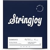 Stringjoy Signatures Nickel-wound Long Scale 4-string Bass Strings - Super Light Gauge (.045 -.100)