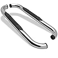 BETTER AUTOMOTIVE Side Steps Running Boards for 1999-2016 Ford F250 / F350 / F450 / F550 Super Duty Regular Cab Truck Pickup 3” Stainless Steel Side Bars Nerf Bars