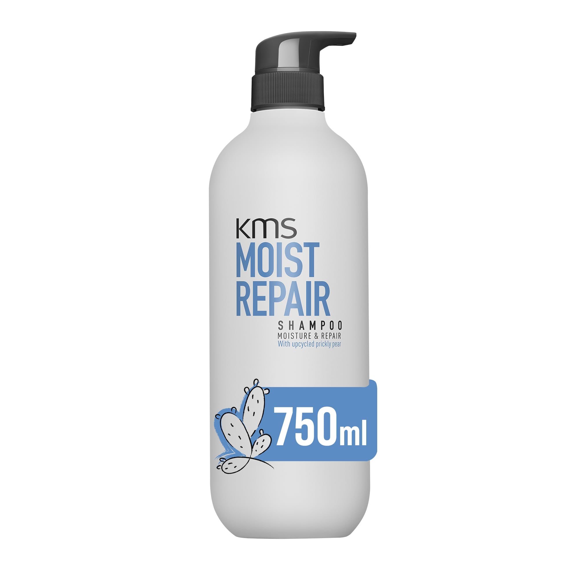 KMS MoistRepair Shampoo, For Dry & Damaged Hair, Repairs & Moisturizes, Vegan & PETA Approved, 750ml — image 1